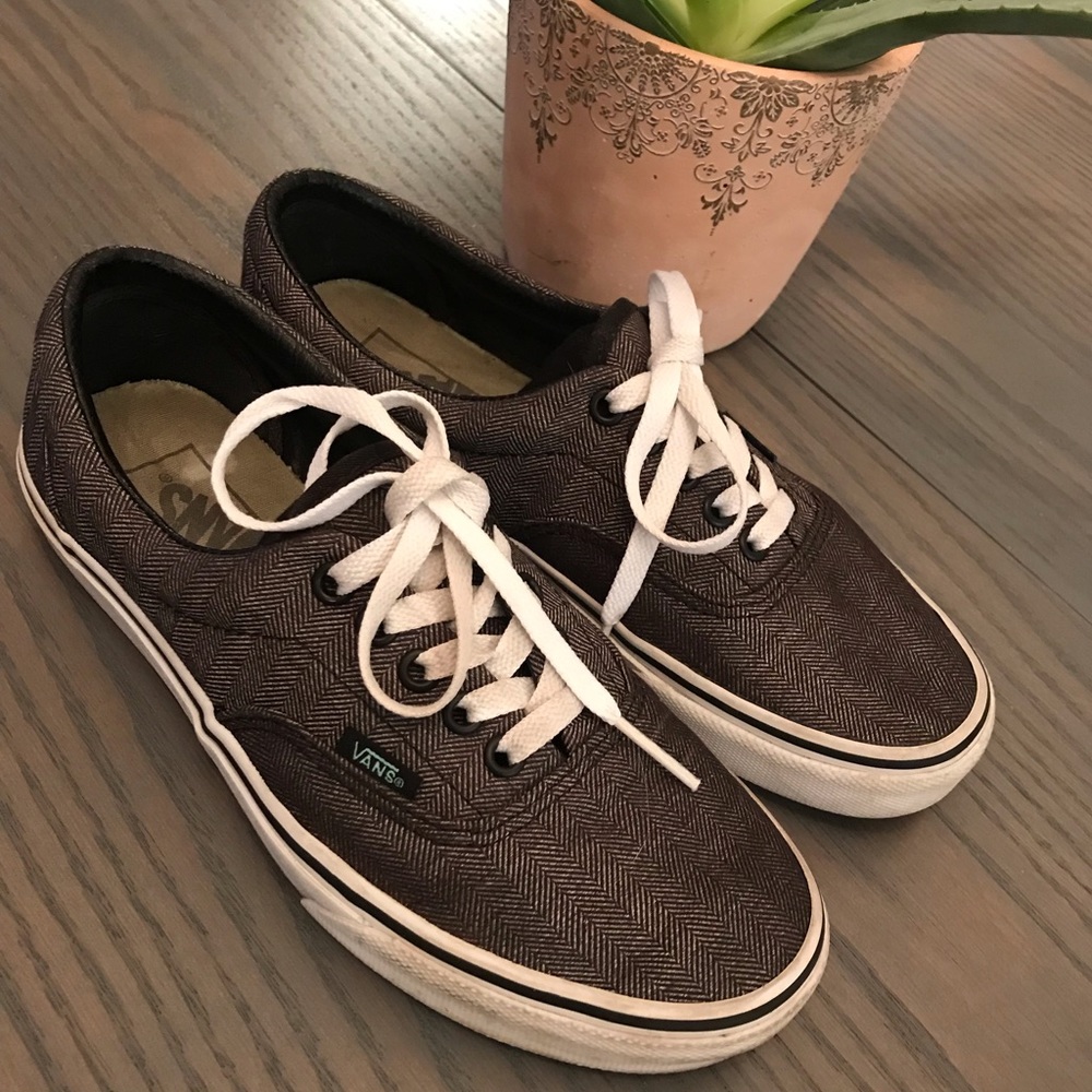 Vans herringbone print